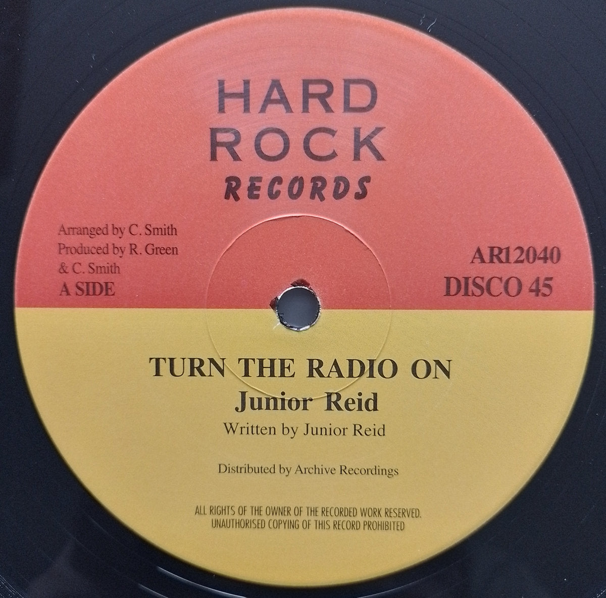 Junior Reid ‎– Turn The Radio On