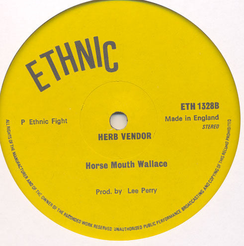 Junior English / Horse Mouth Wallace ‎– Keep On Trying / Herb Vendor