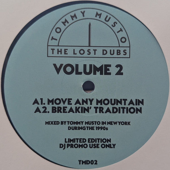 Tommy Musto - The Lost Dubs Vol 2