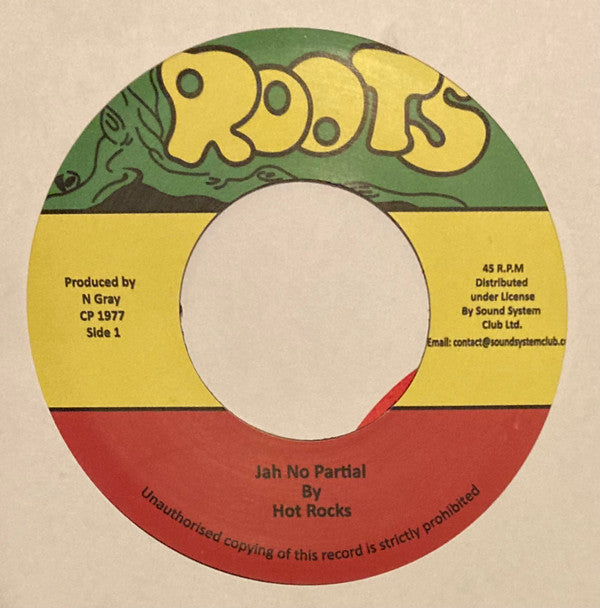 Hot Rocks ‎– Jah No Partial