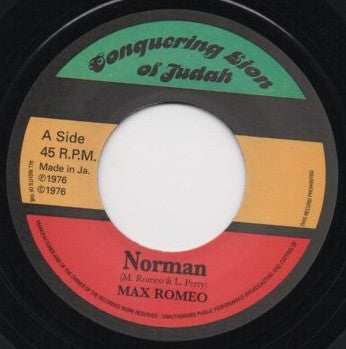 Max Romeo / The Upsetters – Norman / Norman Dub