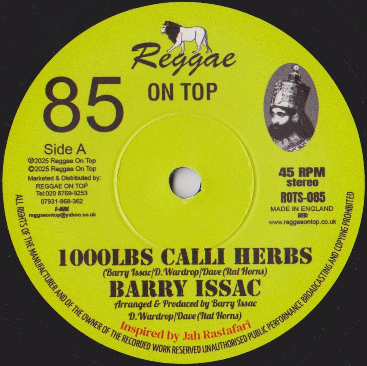 Barry Issac ‎– 1000 Lbs Calli Herbs / Calli Herb Dub