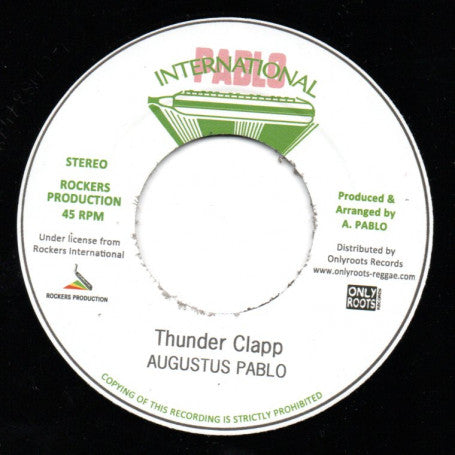 Augustus Pablo - Thunder Clapp / Pablo Allstars - LIghtning Clapp
