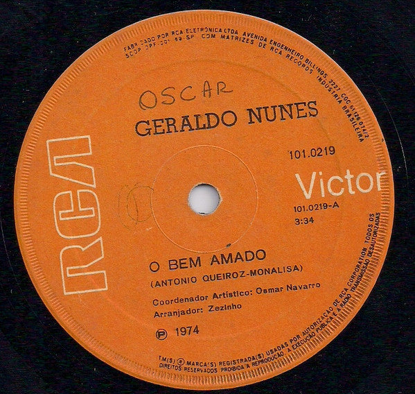 Geraldo Nunes – O Bem Amado / Rio-Bahia