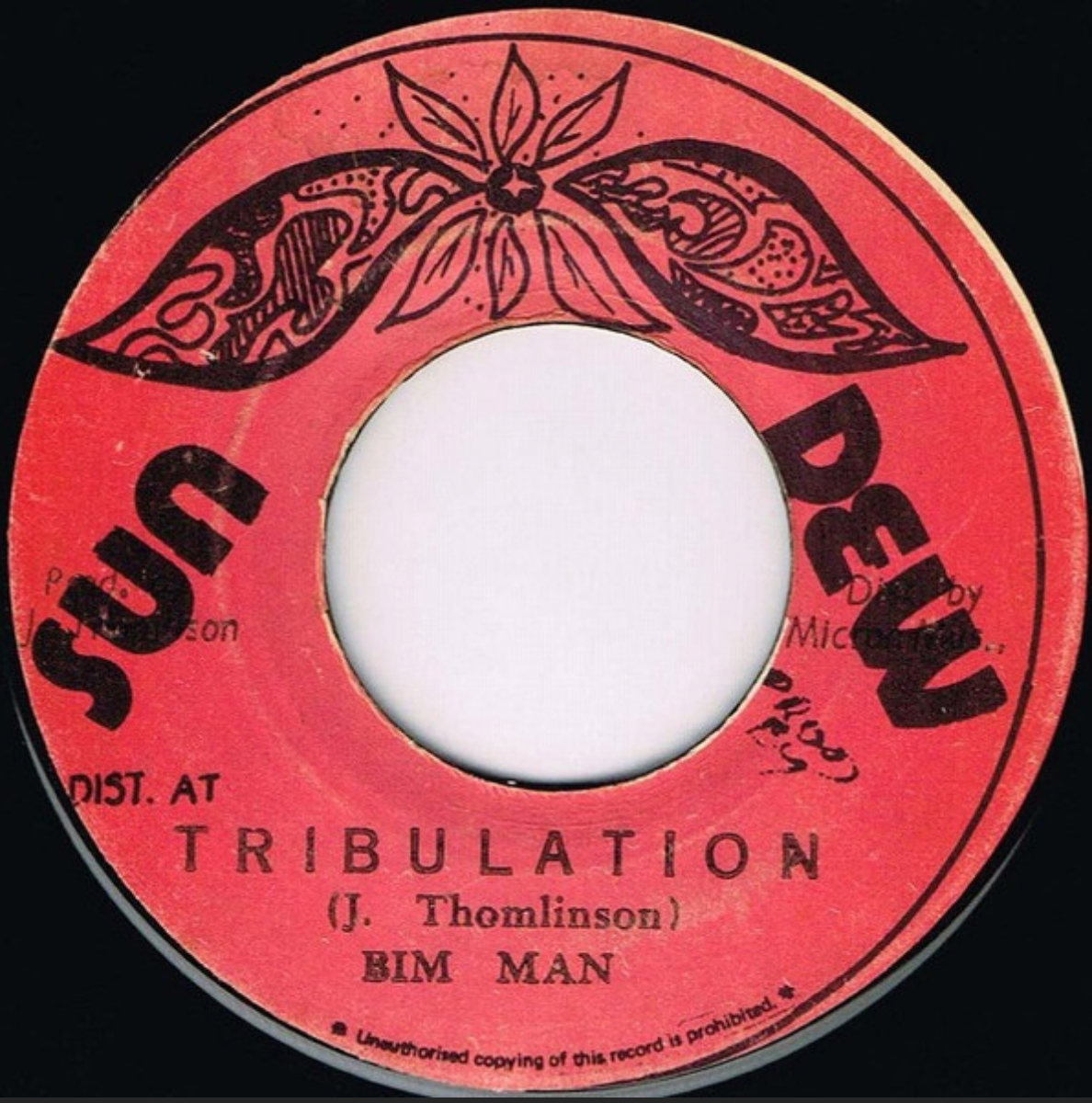 Bim Man / Soul Syndicate ‎– Tribulation / 75 Rock
