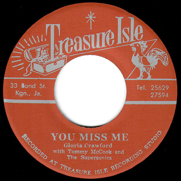 Gloria Crawford With Tommy McCook And The Supersonics – You Miss Me / Our Man