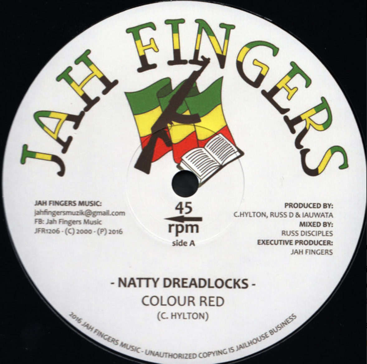 Colour Red ‎– Natty Dreadlocks / I Am On A Mission