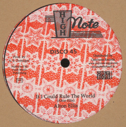 Alton Ellis / The Soul Syndicate – If I Could Rule The World / Lava