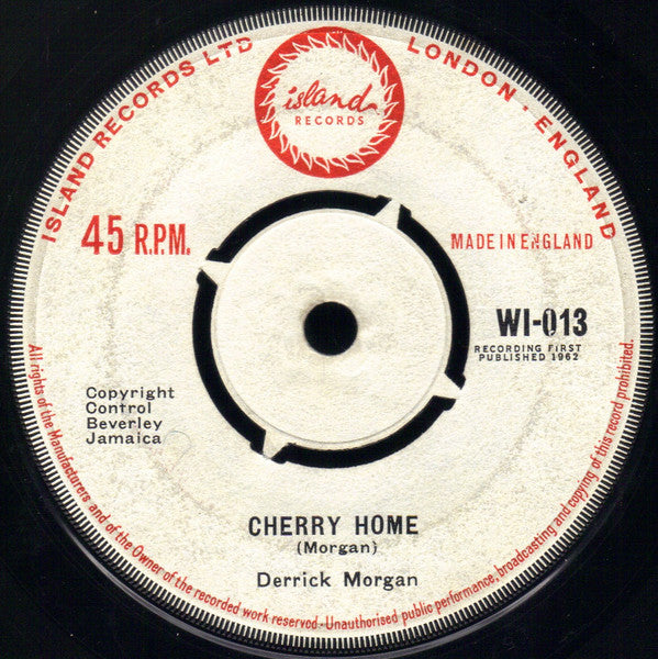 errick Morgan – Cherry Home / See And Blind