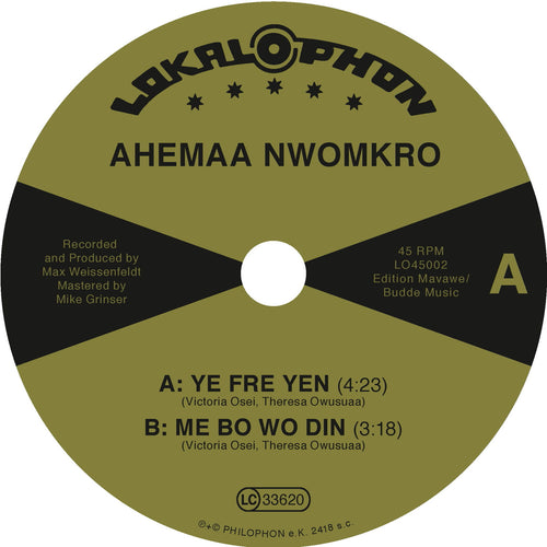 Ahemaa Nwomkro ‎– Ye Fre Yen / Me Bo Wo Din