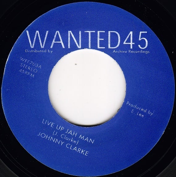Johnny Clarke / King Tubby ‎– Live Up Jah Man / Live Up Jah Man Version