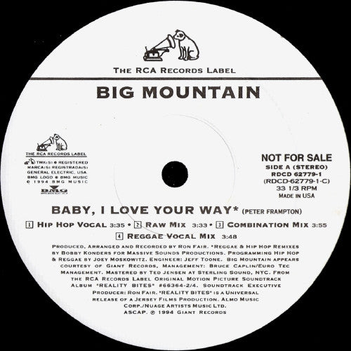 Big Mountain - Baby, I Love Your Way