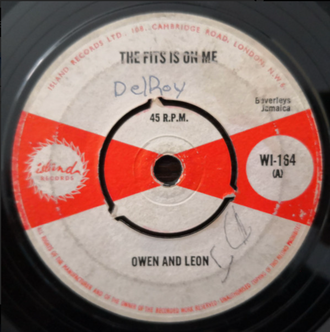 Owen And Leon / The Skatalites ‎– The Fits Is On Me / Good News