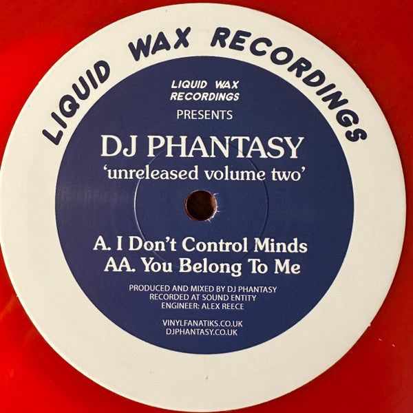 DJ Phantasy – Unreleased Volume Two (Red)
