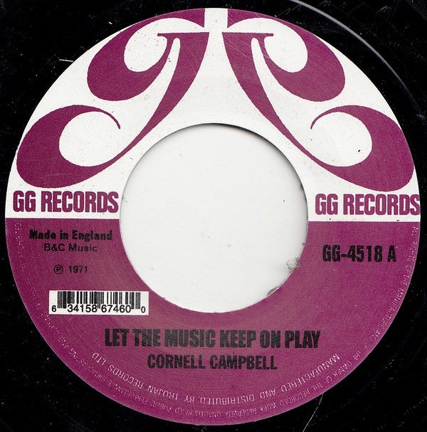 Cornell Campbell - Let The Music Keep On Play