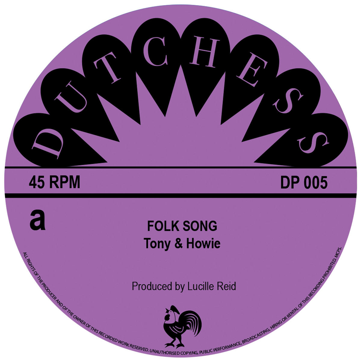 Tony & Howie - Folk Song / Phyllis Dillon - Love Was All I Had