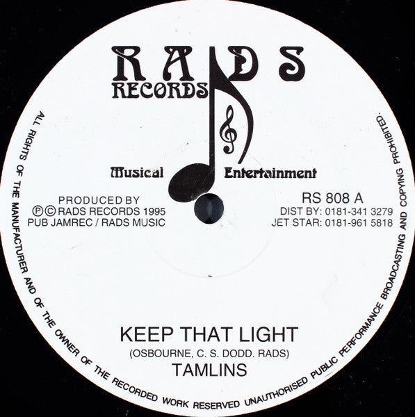Tamlins* – Keep That Light
