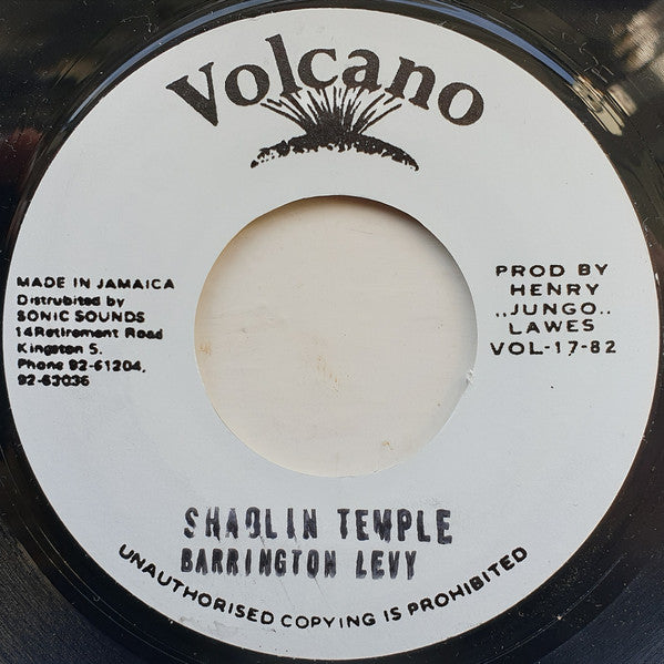 Barrington Levy – Shaolin Temple