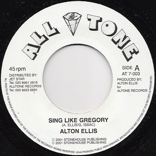 Alton Ellis – Sing Like Gregory