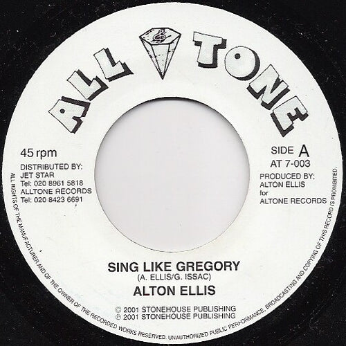 Alton Ellis – Sing Like Gregory