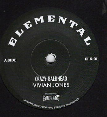 Vivian Jones / Stingray All Stars – Crazy Baldhead / Crazy Dub