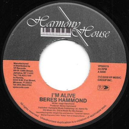 Beres Hammond ‎– I'm Alive
