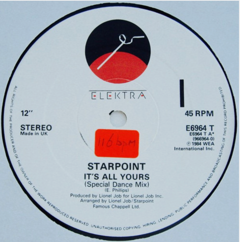 Starpoint ‎– It's All Yours