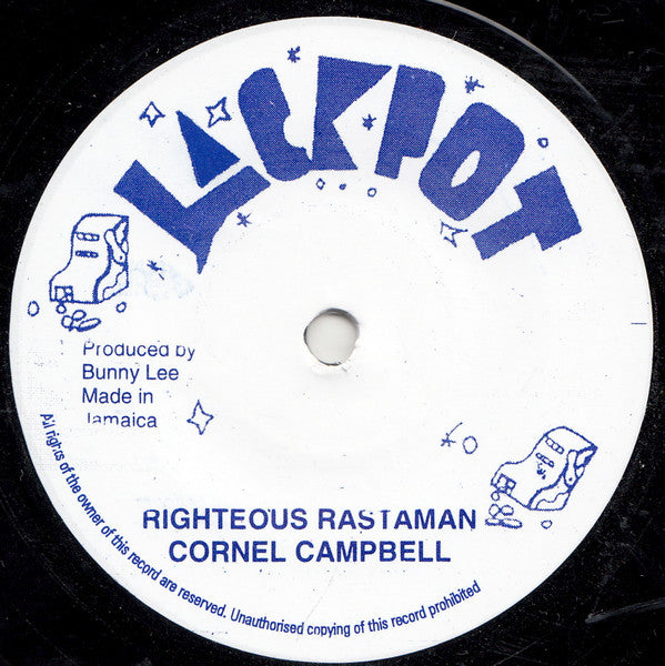 Cornell Campbell, King Tubbys & The Aggrovators – Righteous Rastaman