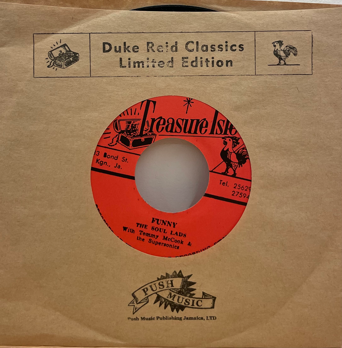 The Soul Lads With Tommy McCook & The Supersonics ‎– Funny / I Am Yours Forever