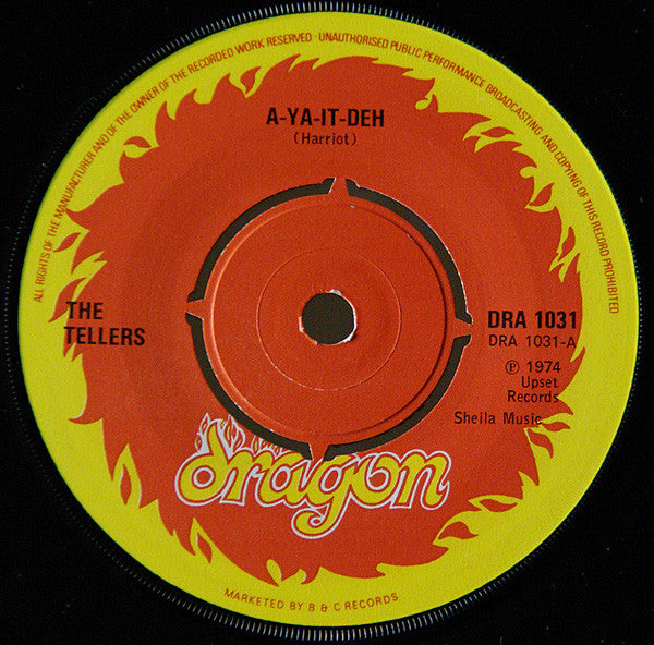 The Tellers (2) / The Engineers (4) – A-Ya-It-Deh / A-Hit-Dub