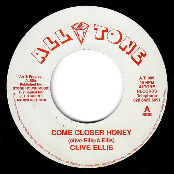 Clive Ellis – Come Closer Honey