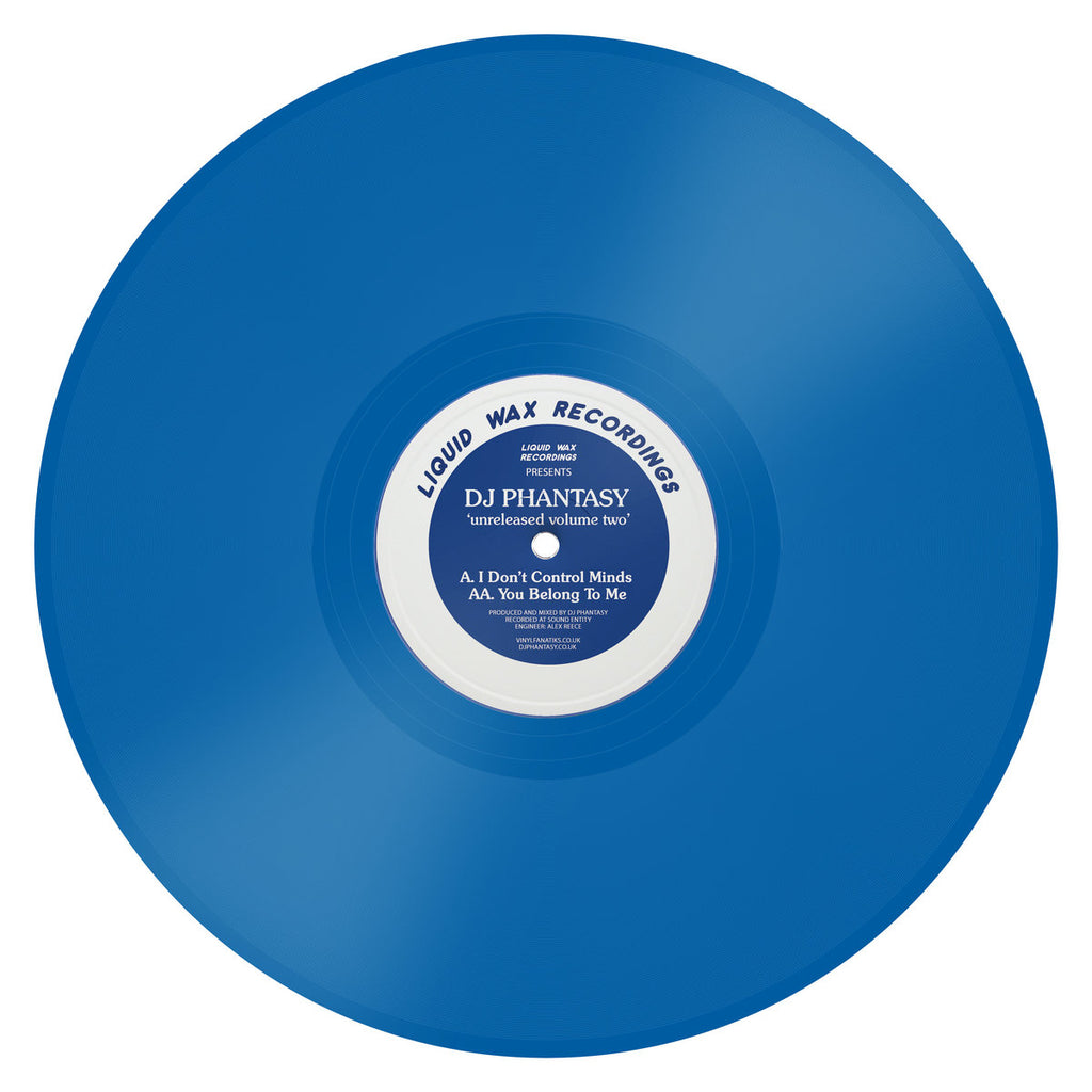 DJ Phantasy ‎– Unreleased Volume Two (Blue Vinyl)