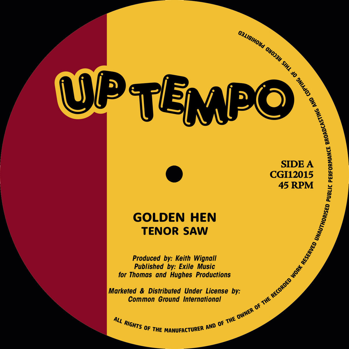 Tenor Saw / Gorgan Players ‎– Golden Hen / Golden Dub