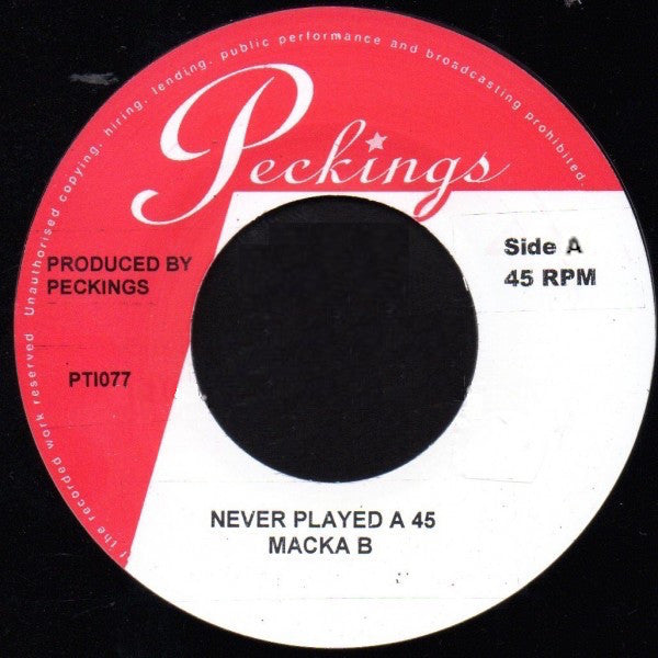 Macka B / Leanna  – Never Played A 45 / Grapevine