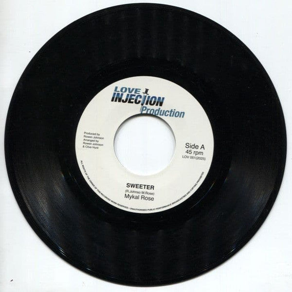 Mykal Rose / Love Injection Iconic All Stars ‎– Sweeter